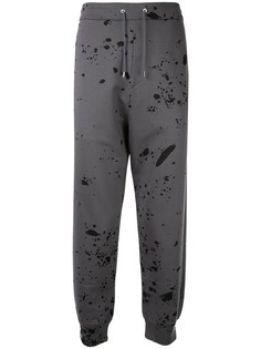 Oamc спортивные брюки с эффектом разбрызганной краски