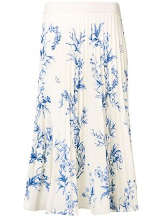 Ssheena длинная плиссированная юбка с цветочным принтом