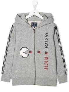 Woolrich Kids худи на молнии с логотипом