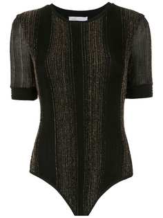 Nk трикотажное боди с люрексом