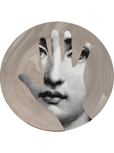 Fornasetti настенная тарелка T&V с принтом