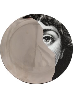 Fornasetti настенная тарелка T&V с принтом