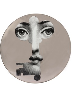 Fornasetti настенная тарелка с принтом