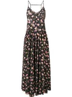 Zadig&Voltaire Fashion Show платье макси с цветочным принтом