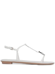 Prada сандалии с Т-образным ремешком