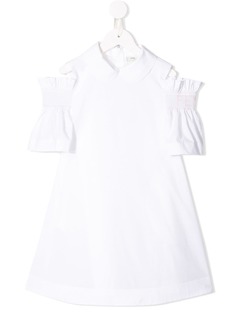 Fendi Kids однотонное вечернее платье