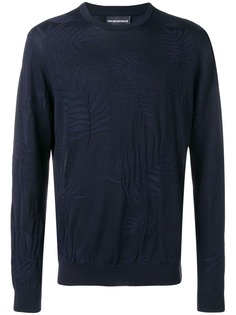 Emporio Armani пуловер со вставками