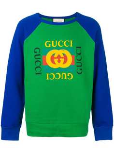 Gucci толстовка с принтом логотипа
