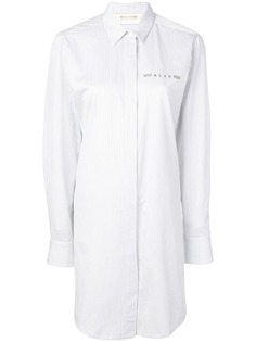 1017 ALYX 9SM удлиненная рубашка в полоску