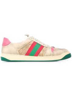 Gucci кроссовки Screener с узором GG