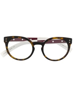 Valentino Eyewear очки в круглой оправе