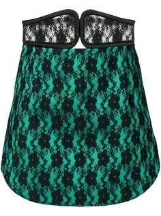 Christopher Kane юбка мини с кружевной отделкой