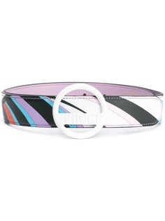 Emilio Pucci ремень с геометричным принтом
