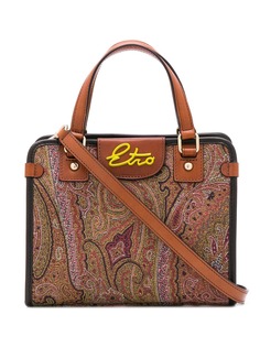Etro сумка-тоут с принтом пейсли