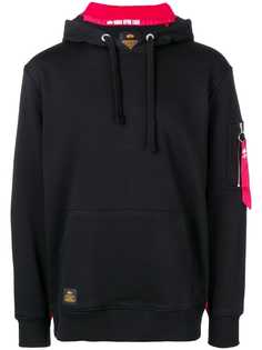 Alpha Industries худи Remove Before Flight