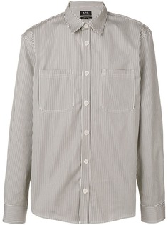 A.P.C. рубашка в полоску