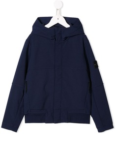 Stone Island Junior бомбер с капюшоном