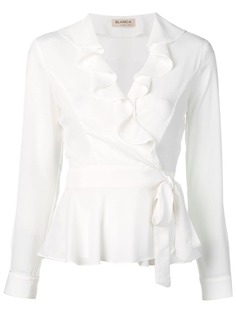 Blanca блузка с запахом и оборками