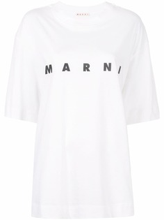 Marni футболка с логотипом