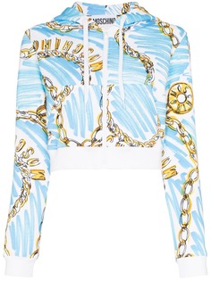 Moschino худи с принтом