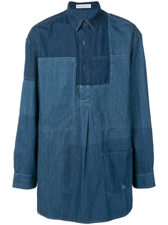 JW Anderson джинсовая рубашка со вставками