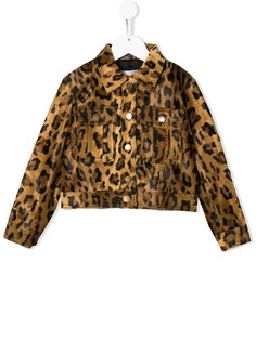 Philosophy Di Lorenzo Serafini Kids куртка с леопардовым принтом
