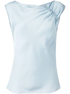 Giorgio Armani блузка с присборенными плечами