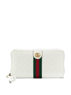 Gucci стеганый кошелек с логотипом GG