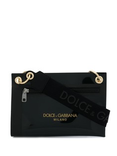 Dolce & Gabbana мини-сумка с логотипом на ремне