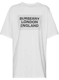 Burberry футболка с принтом логотипа