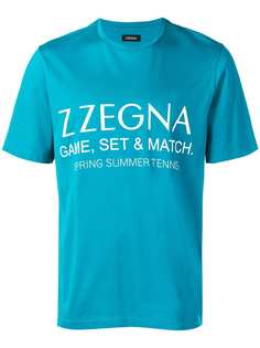 Z Zegna футболка с нашивкой-логотипом