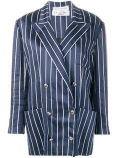 Christian Dior Pre-Owned двубортный пиджак 1980-х годов