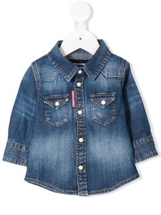 Dsquared2 Kids джинсовая рубашка-жакет