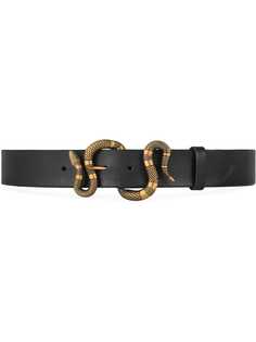 Gucci ремень с пряжкой в форме змеи