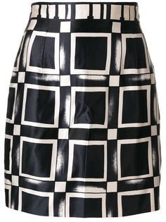Versace Pre-Owned юбка с оптическим принтом