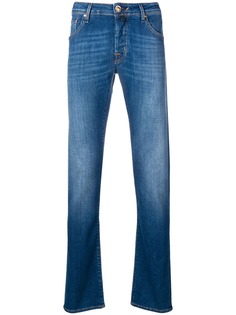Jacob Cohen прямые выбеленные джинсы