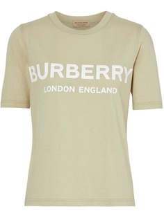 Burberry футболка с принтом логотипа