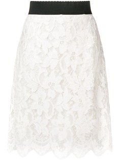 Dolce & Gabbana кружевная юбка