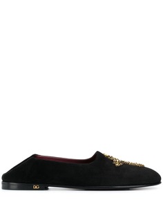Dolce & Gabbana лоферы с декором в виде креста