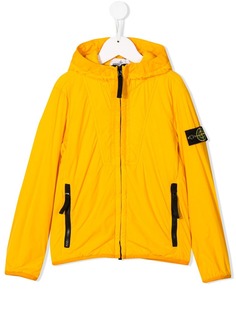 Stone Island Junior непромокаемая куртка на молнии