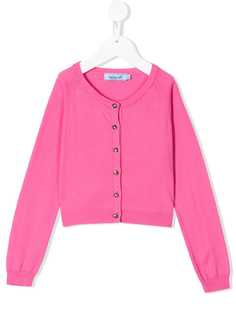 Mi Mi Sol кардиган с вышитым логотипом