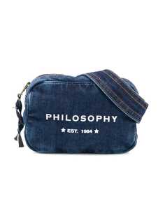 Philosophy Di Lorenzo Serafini Kids джинсовая сумка с надписью