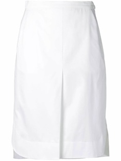 Jil Sander Navy юбка с разрезом спереди