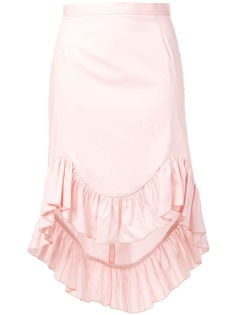 Blugirl юбка асимметричного кроя с оборками
