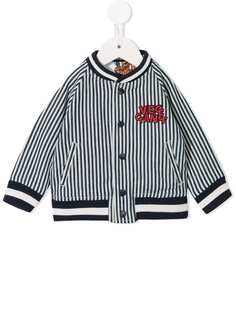 Stella McCartney Kids двусторонняя куртка-бомбер Veg Gang