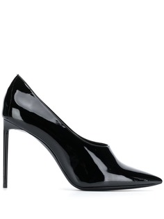 Saint Laurent лакированные туфли-лодочки Jazz