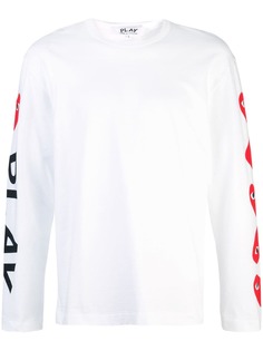 Comme Des Garçons Play футболка с длинными рукавами