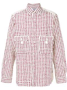 Junya Watanabe MAN рубашка с цветочным принтом