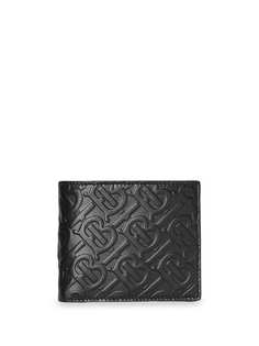 Burberry бумажник с монограммой и окошком для ID карты