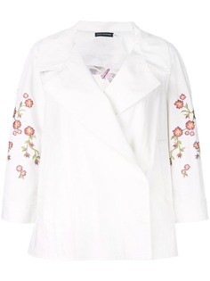 Josie Natori жакет с вышивкой